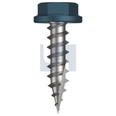 Hobsons - #10-12 x 20 Blue Ridge (Pacific Blue) -Cl4 As3566 Type 17 Flanged Hex | Q519-Br (Pack Of 1000)